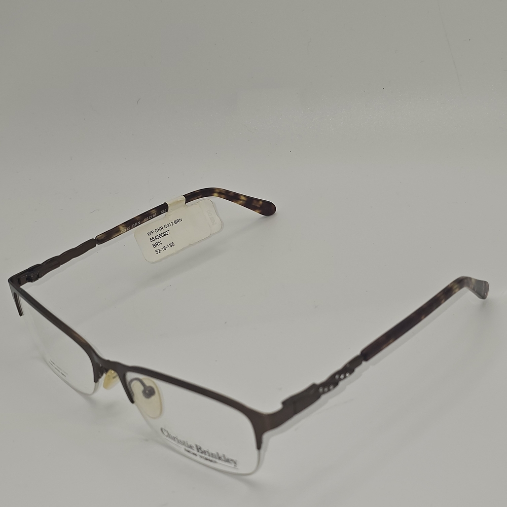 Christie Brinkley C 312 BRN‎ Brown Eyeglass Frames 52 16 135